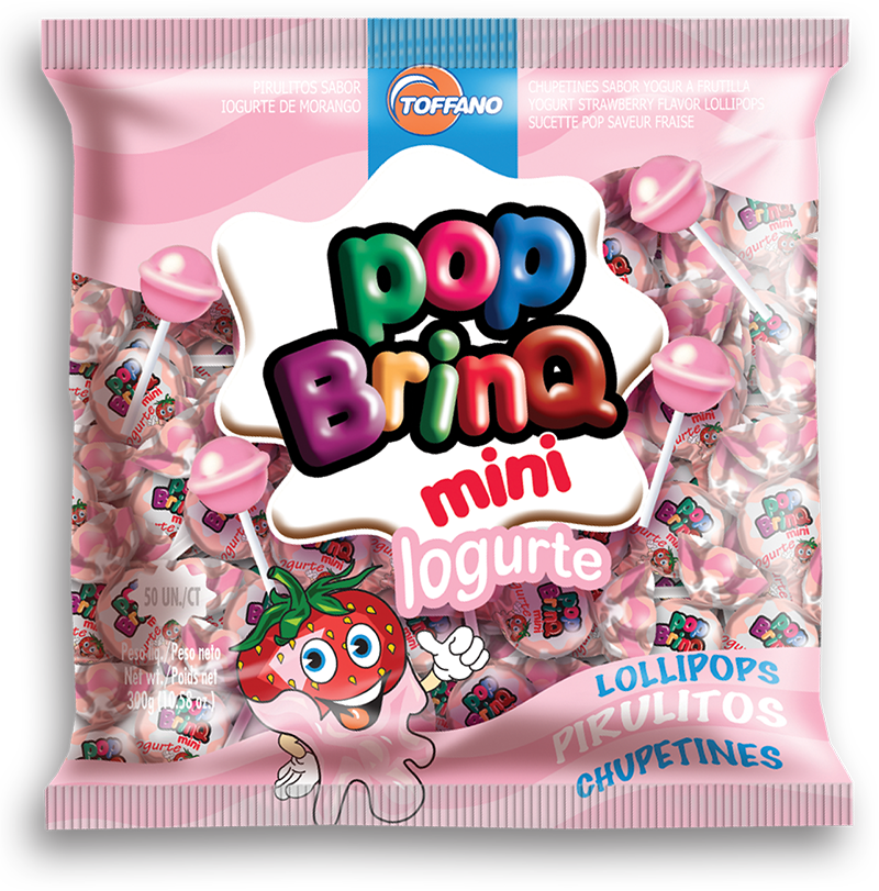 Pop Brinq Mini - Pirulito Iogurte
