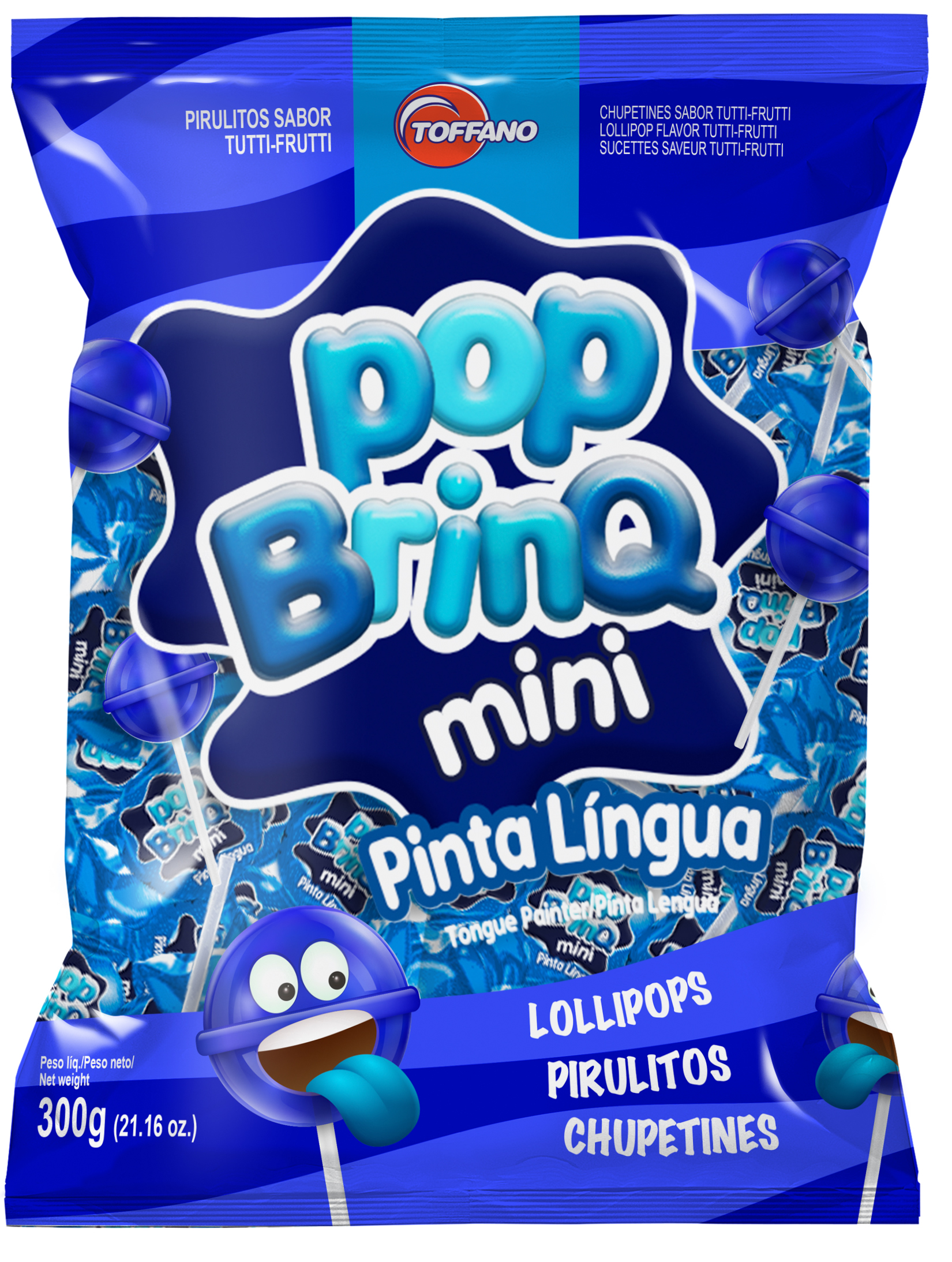 Pop Brinq Mini - Pirulito Pinta Língua