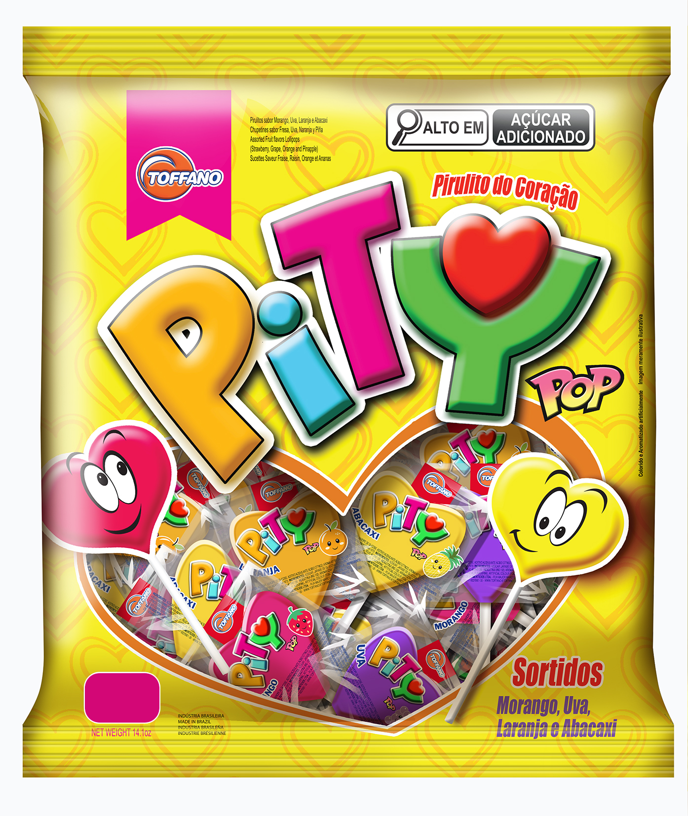 Pity Pop - Pirulito Frutas