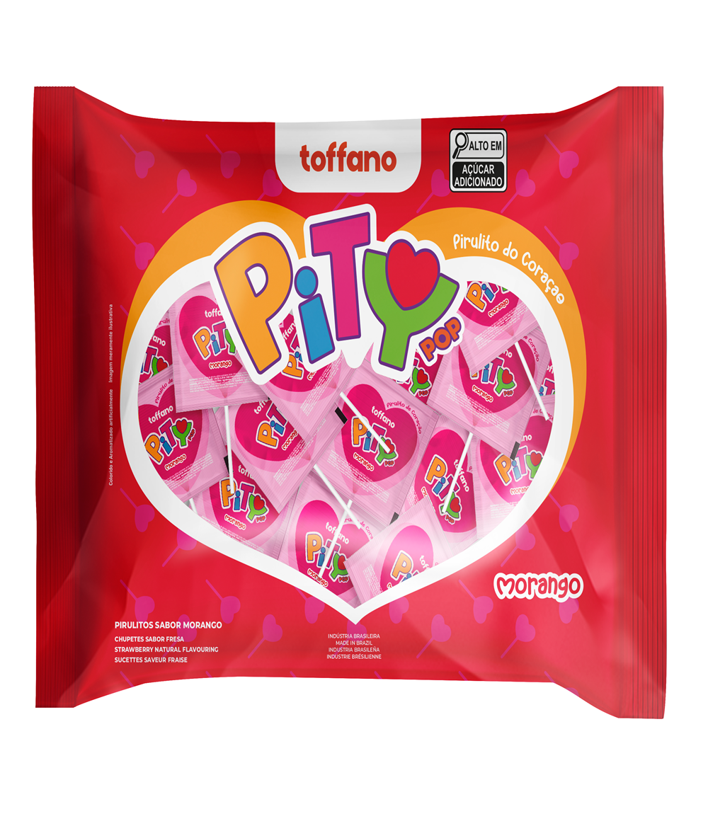 Pity Pop - Pirulito Morango