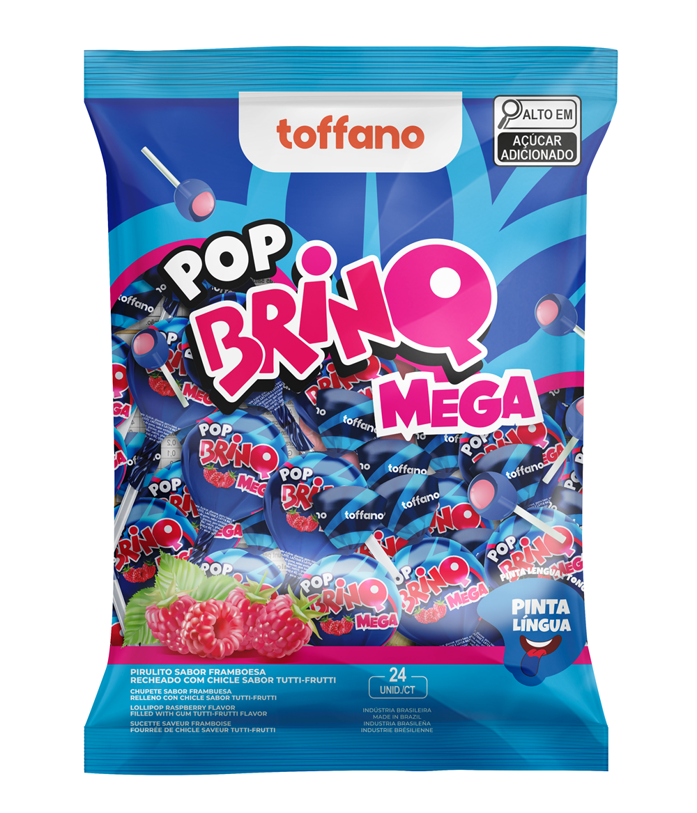 Pirulito Pop Brinq Mega - Pinta Língua