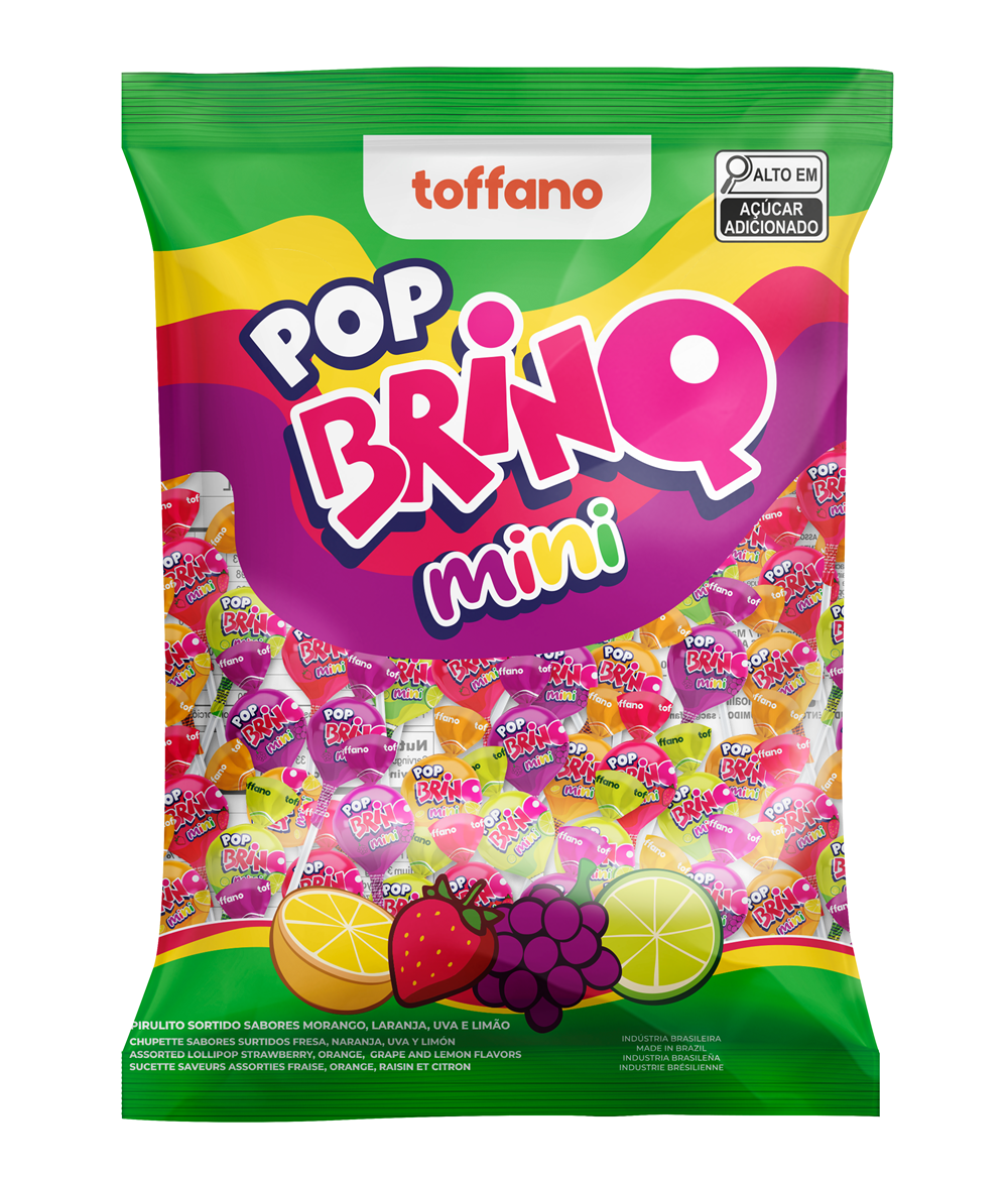 Pop Brinq Mini - Pirulito Frutas
